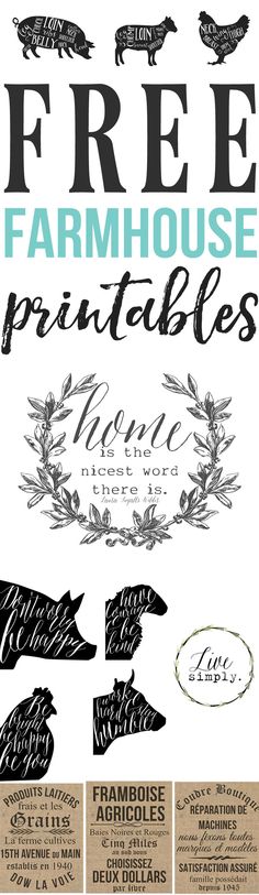 Free Farmhouse Print Free Farmhouse Print